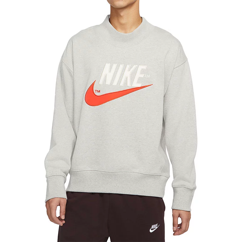 正品Nike/耐克男子运动百搭休闲经典大勾款套头衫卫衣DM5274-050 - 图3