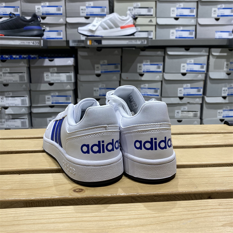 Adidas/阿迪达斯男女鞋HOOPS 2.0轻便耐磨运动休闲低帮板鞋GZ7967-图1