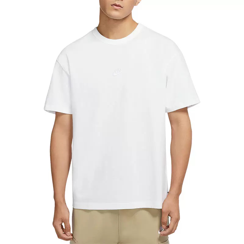 正品Nike/耐克男子经典夏季运动休闲透气短袖圆领T恤 DO7393-100 - 图3