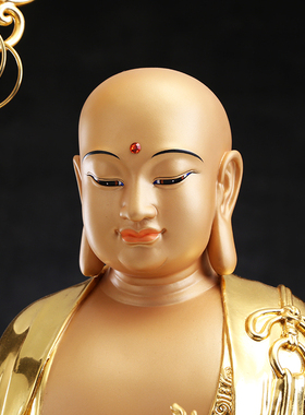 纯铜供奉菩萨九华山地藏王佛像