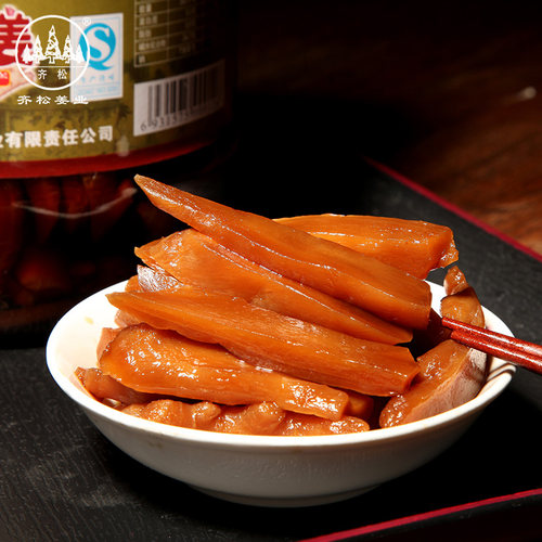 安徽铜陵白姜齐松特产酱汁咸味生姜嫩姜腌制泡姜嫩姜芽新鲜 1800g - 图1