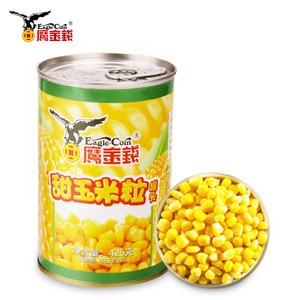 鹰金钱甜即食玉米粒罐头425g烘焙玉米烙蔬菜水果沙拉寿司披萨原料