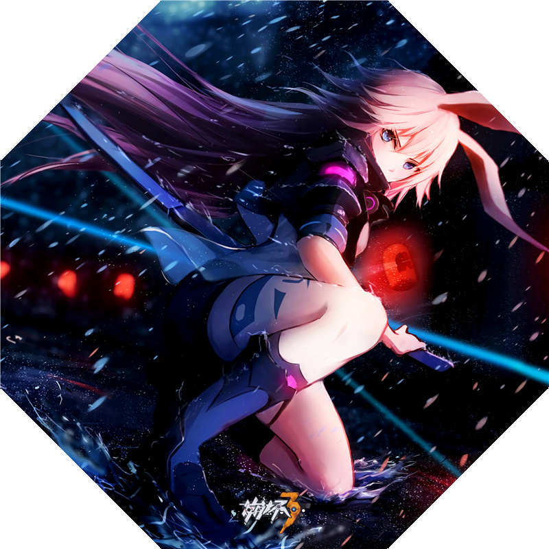 崩坏学院3八重樱丽塔双子1双子2动漫学生晴雨伞两用伞二次元周边