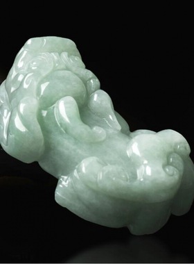一元新款拍卖 翡翠玉石玉器貔貅平安吊坠玉佩挂件