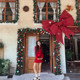 Christmas atmosphere decoration scene layout