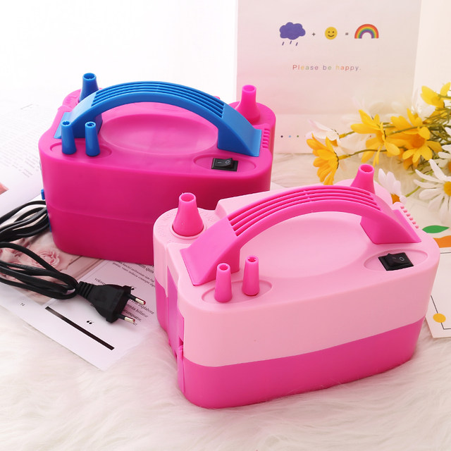 Manual portable balloon foot-operated inflatable cylinder