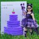 Little Sweet Potato's same birthday scene decoration mesh cake kt board welcome card photo check-in background board