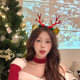 Christmas headdress female luminous antler headband Christmas headband gift decoration kindergarten dress hair accessories hairpin