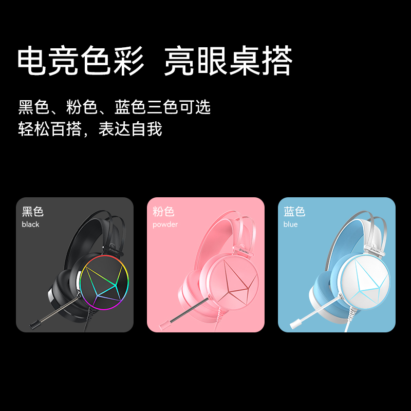 Daryou EH722 gaming headset listening position