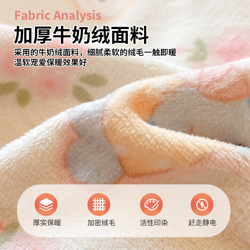 牛奶绒四件套冬季珊瑚绒2025新款双面绒被套加厚加绒床单床上用品