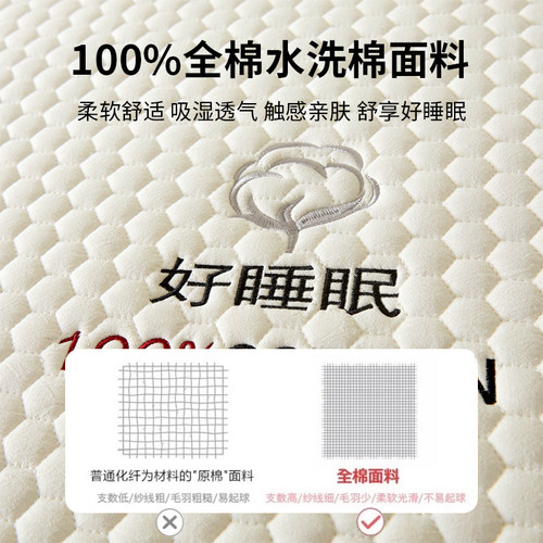 纯棉床笠单件100全棉夹棉全包床垫保护罩套2025新款四季通用床罩3 - 图1