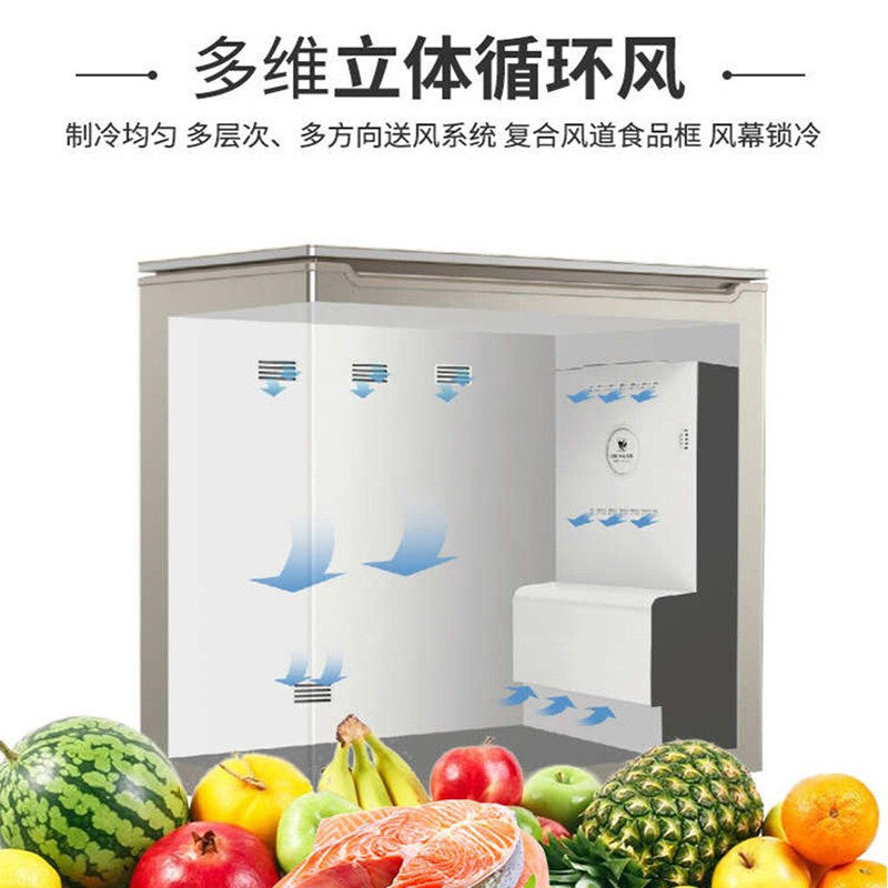 澳柯玛风冷家用单温冷藏冷冻36冰柜 澳柯玛盛逸商用冷柜