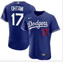 Dodgers jersey Dodgers Dodgers baseball suit 17 OHTANI42#24#开衫刺绣短袖T恤球迷