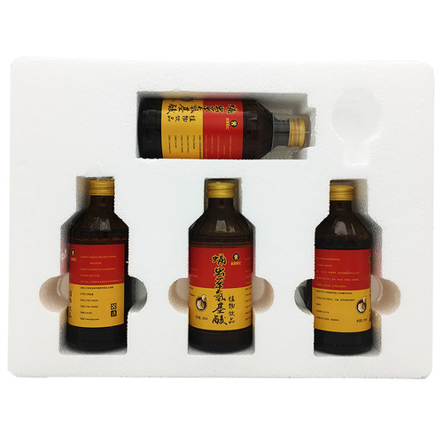 蛹虫草氨基酸口服液体营养液滋补饮品含茯苓枸杞250ml/瓶送礼盒装 - 图0
