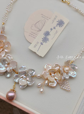 巴洛克珍珠项链重工华丽