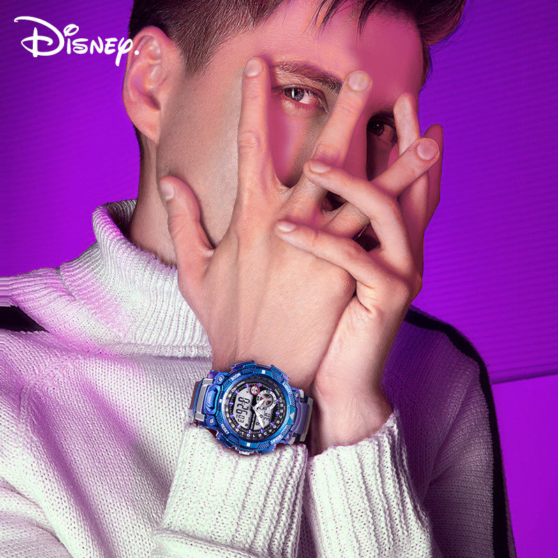 迪士尼中学生男学生潮流男款电子表 搜酷手表国产腕表