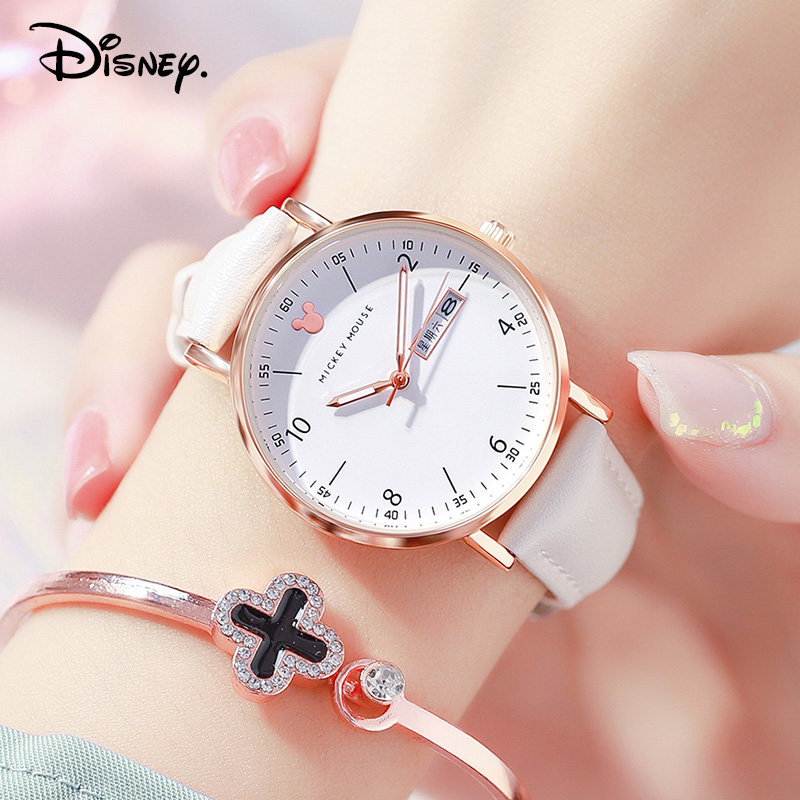 迪士尼女款2021年新款机械电子表 搜酷手表国产腕表
