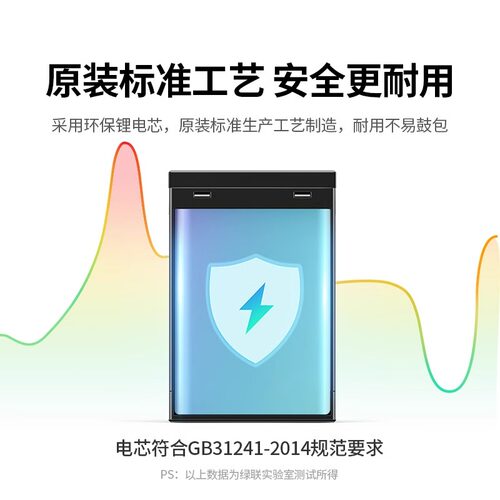 [3C认证]绿联lp-e12相机电池适用于佳能EOS M50 M200 M100 100D SX70hs M10 M2 M kissx7 x7 - 图3