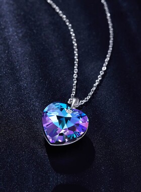 布兰琪水晶圆形女爱心水滴