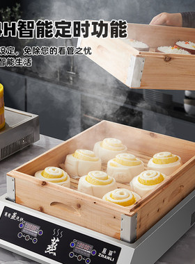 哈客展丽商用纯电大功率蒸包炉
