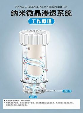直饮净水机家用陶瓷滤芯可清洗不插电超滤净水器一芯百年无废水