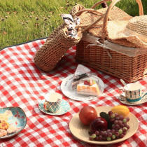 Outdoor Machine Washable Picnic Cloth Thickened Dinning Wind Fold Portable Picnic Picnic Mat Picnic Mat Wild Cooking Moisture Mat Spring Cushion Spring Cushion