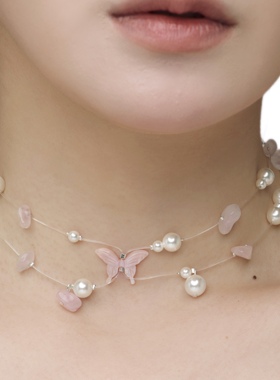 QIAOONE蝴蝶岛屿系列鱼线项链