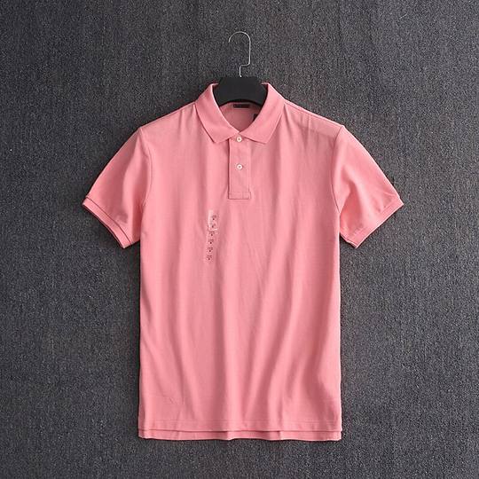 新款男装欧美经典百搭基础款夏季男士纯棉短袖商务休闲翻领短袖