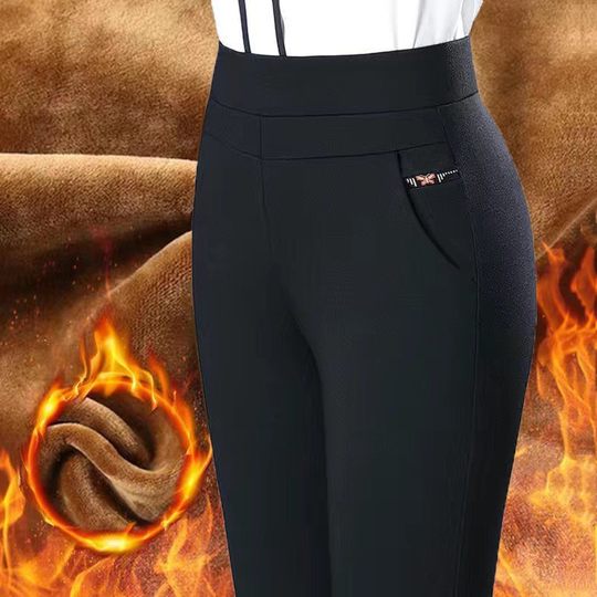 Welfare style mother's fleece pants are versatile, warm and slimming