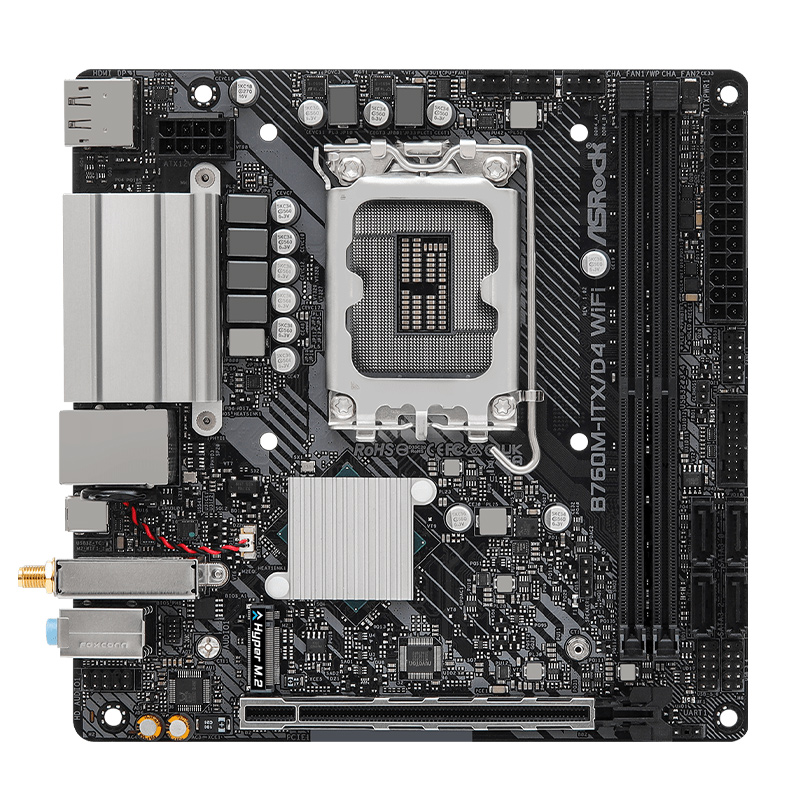 华擎/ASROCK B760M-ITX/D4 MATX主板  Intel B760/LGA 1700