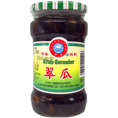 潮盛翠瓜粒小脆瓜下饭菜潮汕特产咸菜小菜酱瓜酱菜腌制杂咸3瓶装 - 图3