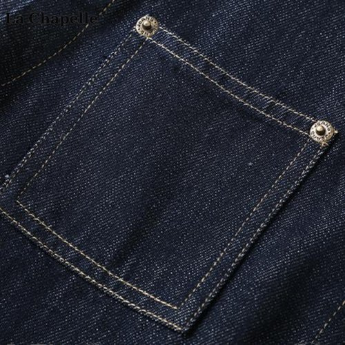 拉夏贝尔/La Chapelle复古休闲牛仔马甲女秋季新款无袖外穿上衣 - 图2