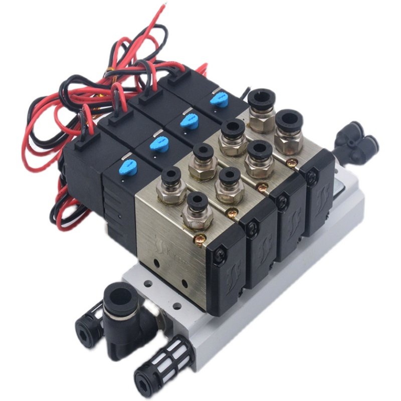 机械手配件24V二分牙横走斜臂机专用气动电磁阀4V210-08带线便捷,淘宝优惠券,粉丝福利购,淘宝优惠卷