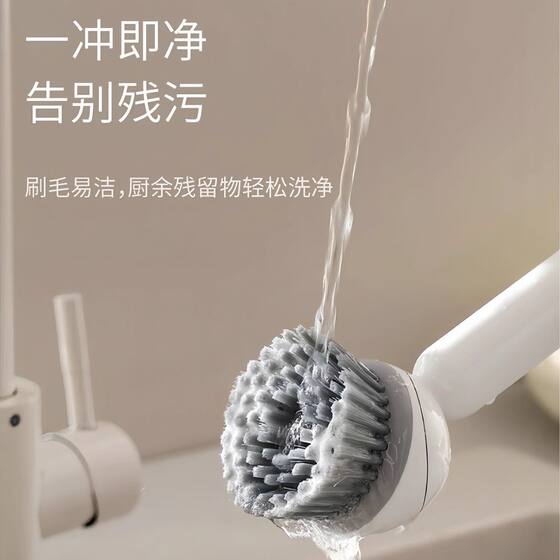 360 degree rotating dishwashing tool and liquid pot