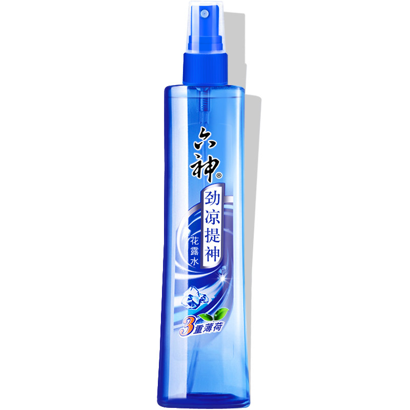 六神劲凉提神180ml三重薄荷花露水 百家美家居花露水