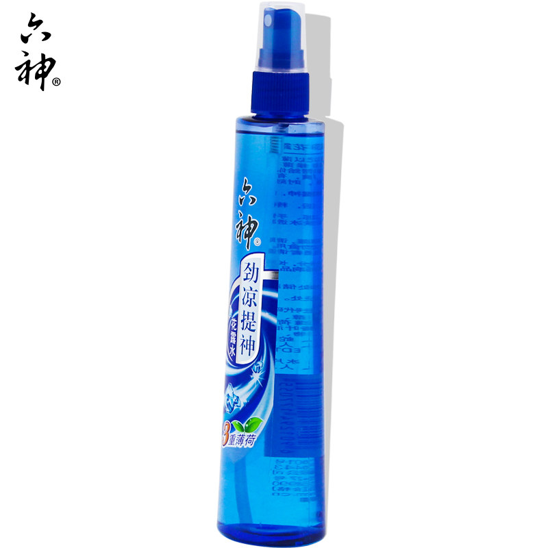 六神劲凉提神180ml三重薄荷花露水 百家美家居花露水