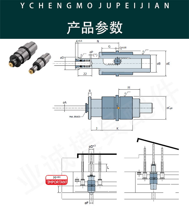 HASCO德标模具加速顶出 AE.03162 AE.041620 AE.052430 非标定制 - 图2