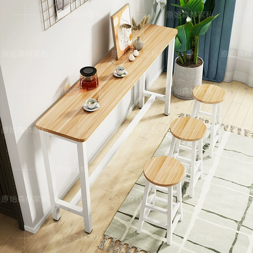 Круглый батончик Домохозяйство Домохозяйственное молочное чайное столик для чая и комбинированные кресла с высоким баром легкие -квалочные коммерческие узкие столы