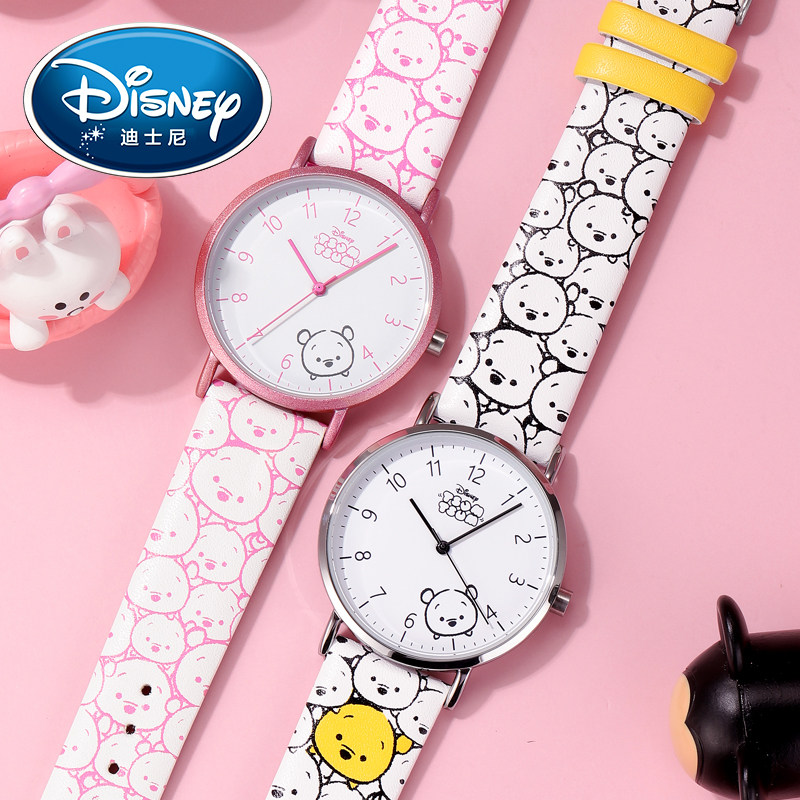 迪士尼儿童女孩初中小学生10电子表 婷路手表国产腕表