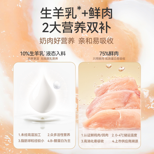 【U先体验】麦富迪奶弗羊奶鲜肉主食冻干50g - 图2