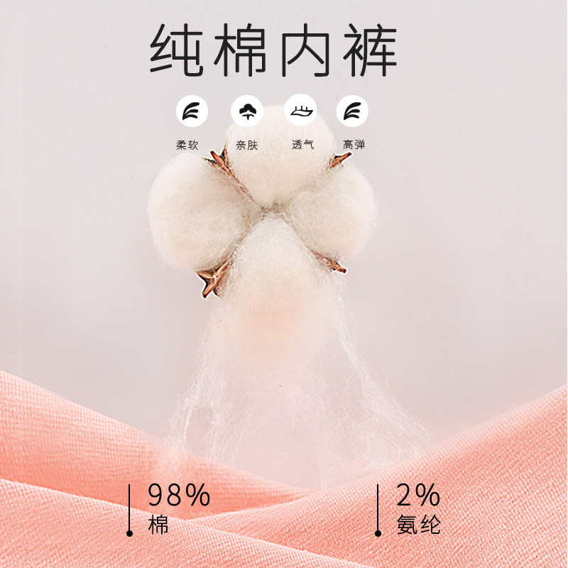 红豆女士纯棉抗菌少女生可爱夏内裤 红豆南国内裤
