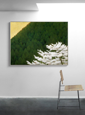 北欧风东山魁夷日本大师艺术画