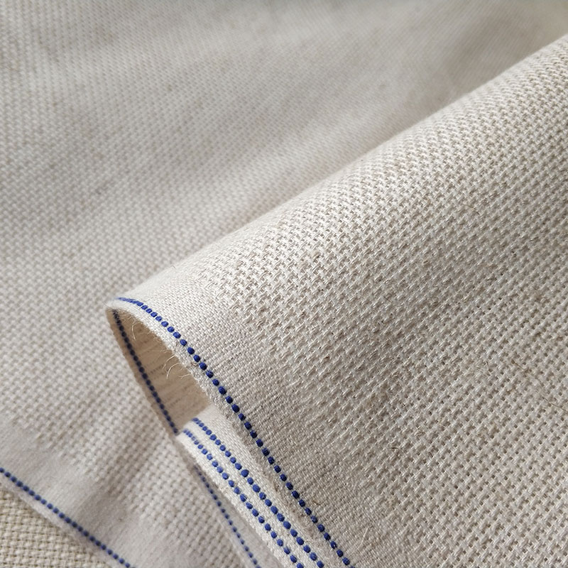 小小鱼DMC绣线十字绣套件 门挂MG28号 卡通圣诞老人亚麻绣布 - 图1