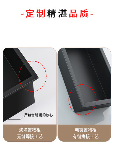 不锈钢壁龛网红浴室卫生间嵌入式置物架客厅金属电视厕所成品定制 - 图0