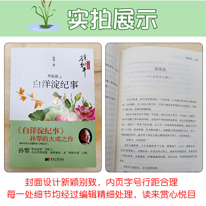 孙犁作品集芦花荡之白洋淀纪事正版初中生七年级文学书籍世界名著荷花淀新编语文教材阅读书系初一中学生课外阅读书籍-图2