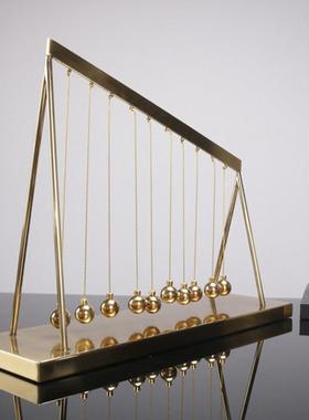 现代简约轻奢曲平衡摆球桌面摆件客厅电视柜书房样板间售楼处撞球