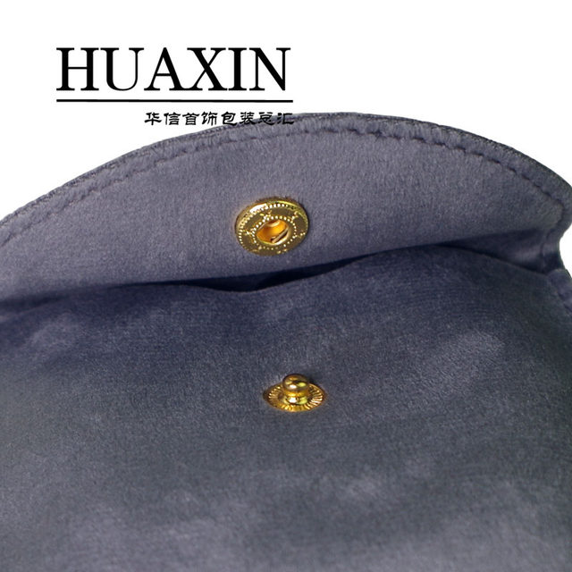 Velvet round simple jewelry and jewelry small cloth bag