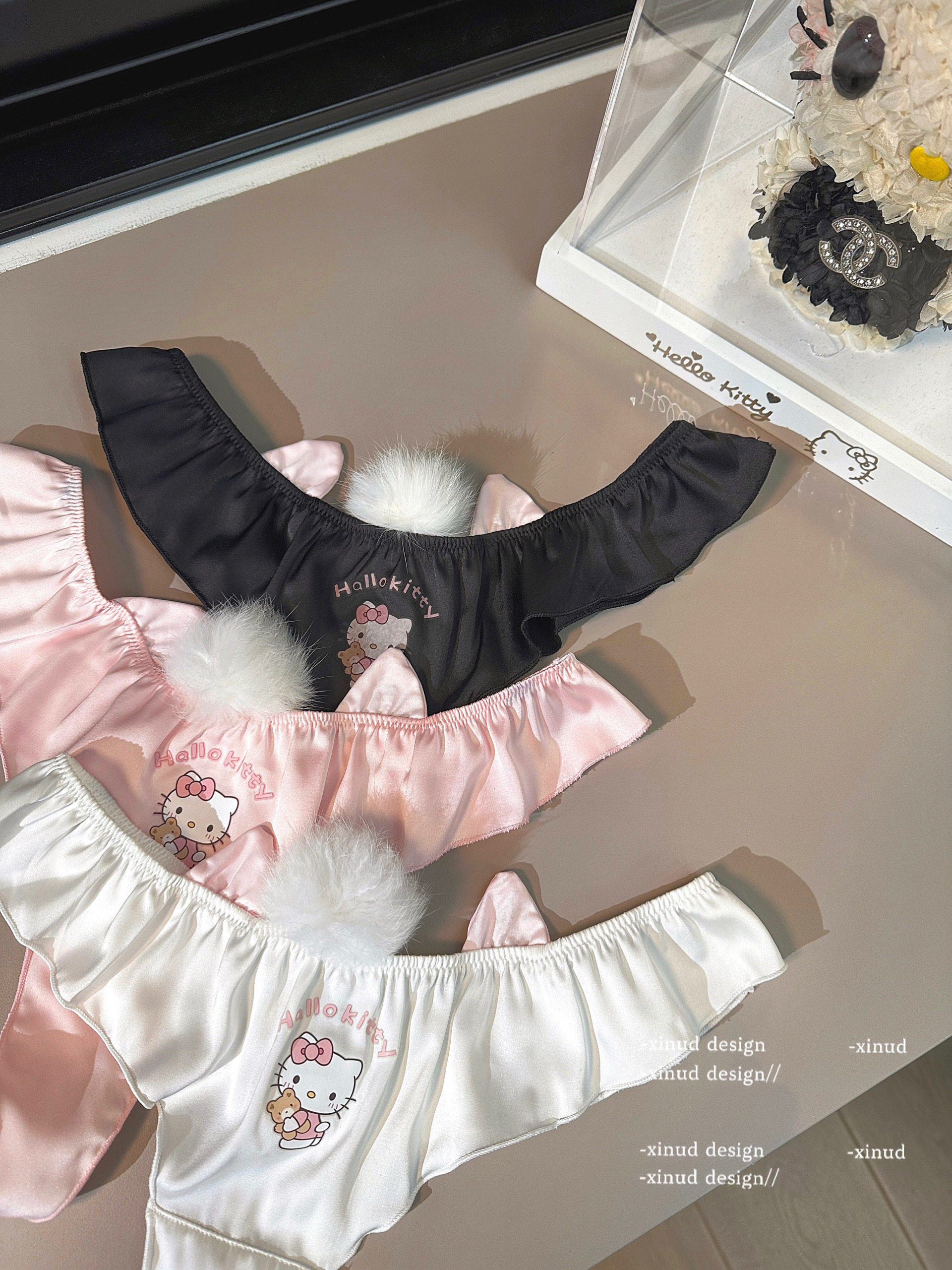 「LA」你们想看的KT尾巴*日系纯欲可爱毛球性感三角裤丁字内裤女,淘宝优惠券,粉丝福利购,淘宝优惠卷