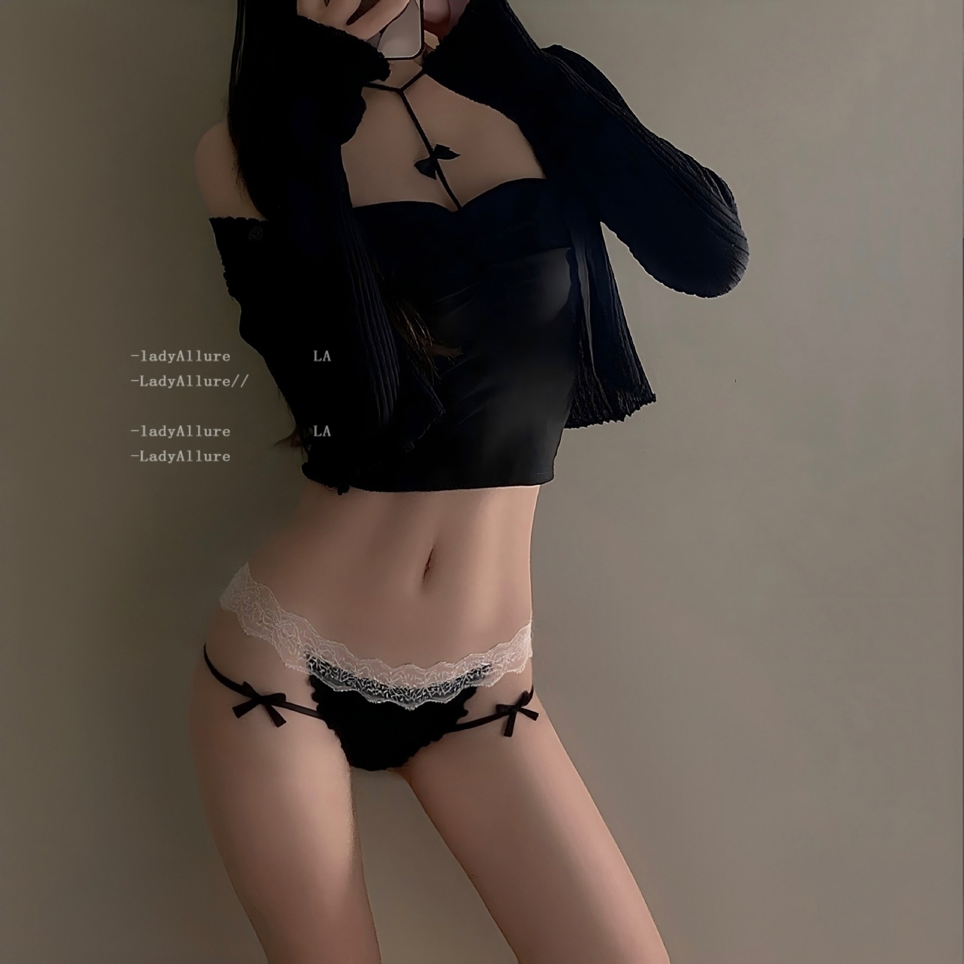 「LA」温感俘获*少女甜美纯欲蕾丝绑带美腿舒适无痕蝴蝶结内裤女,淘宝优惠券,粉丝福利购,淘宝优惠卷