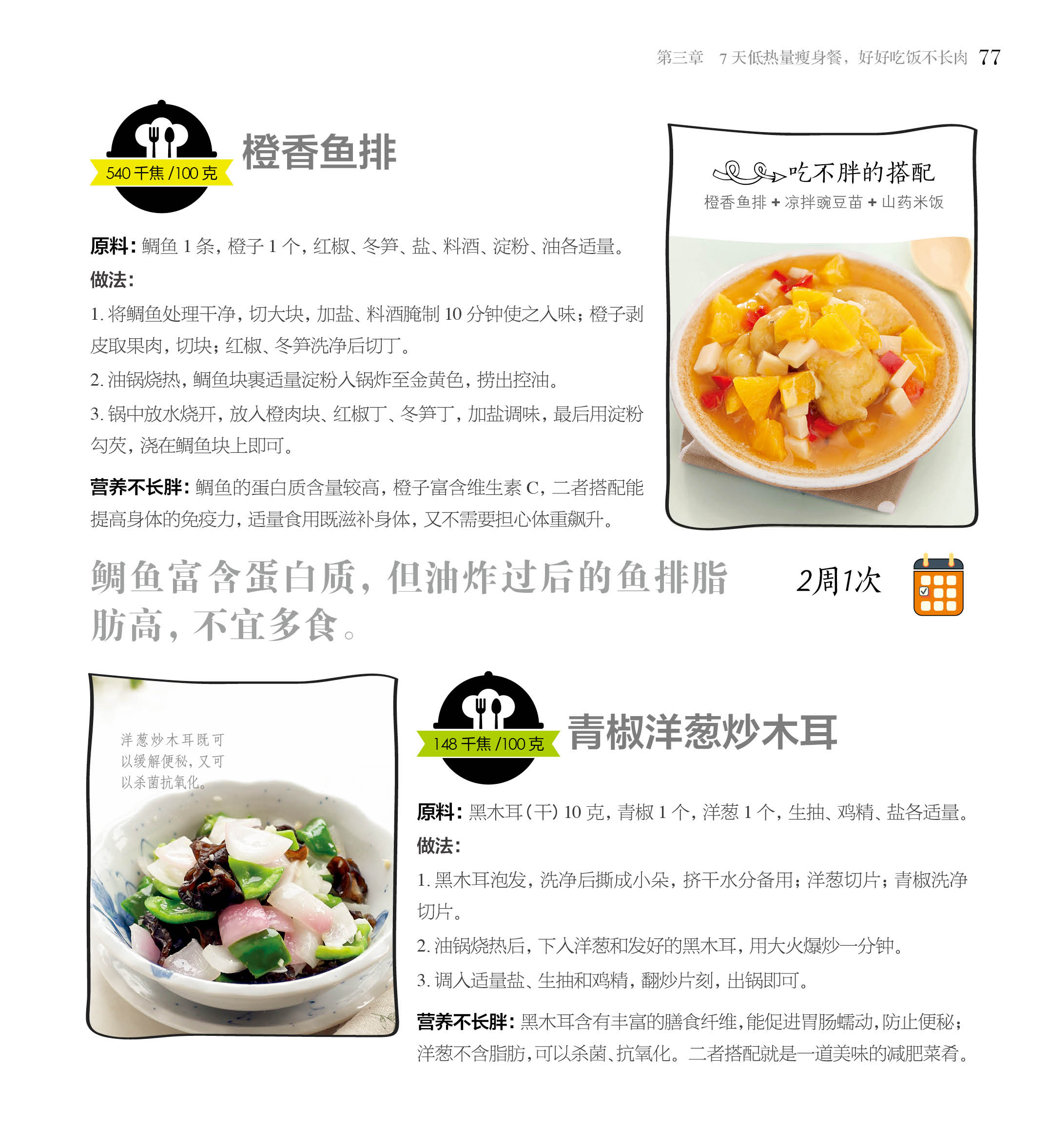 不用饿，吃对就能瘦减肥餐搭配减肥食谱饮营养吃什么能瘦减肥饮食健康减肥食谱一日三餐减肥食谱轻断食食谱-图2